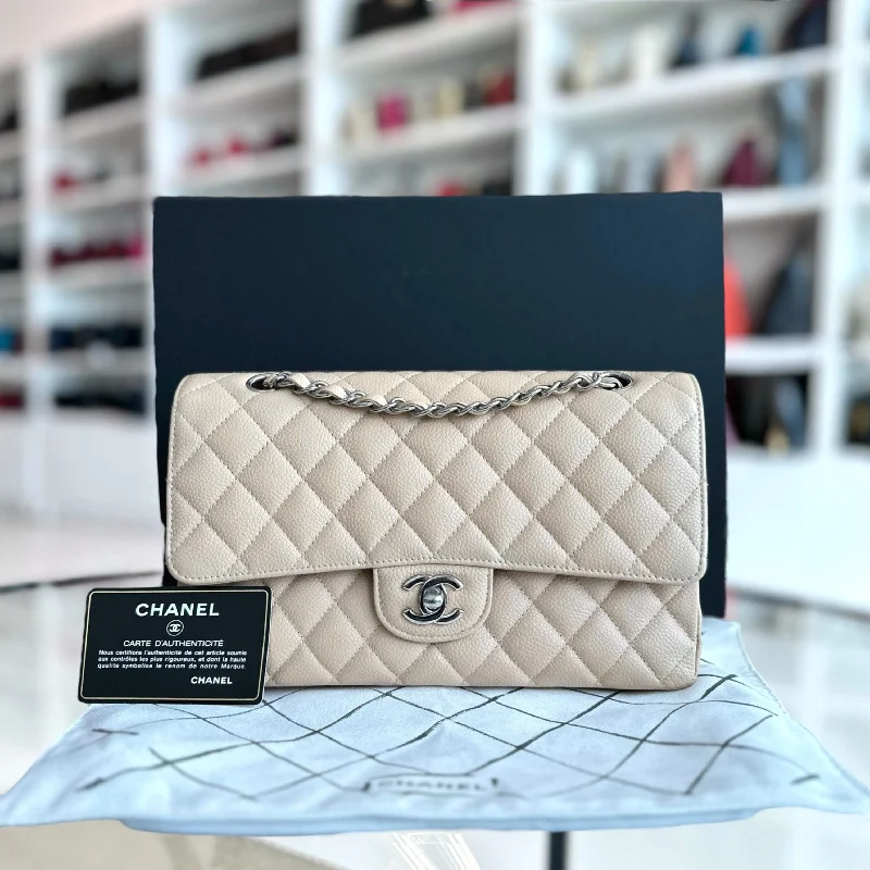 Caviar Quilted Beige SHW No 18