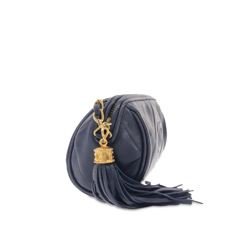 Chanel CC Tassel Lambskin Leather Shoulder Bag (DJNDFs)