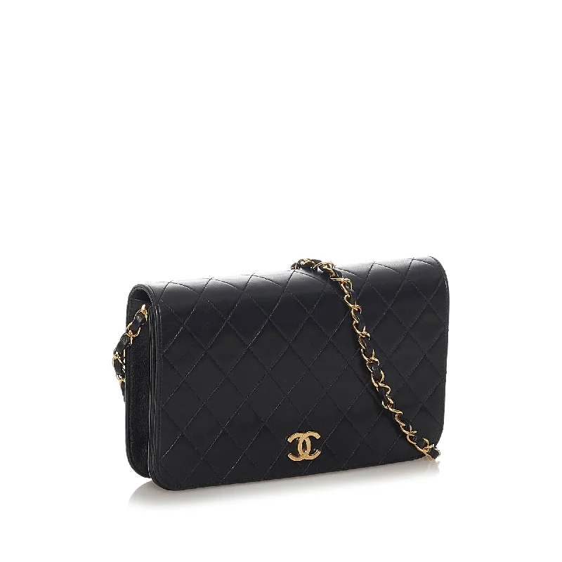 Chanel CC Timeless Lambskin Leather Crossbody Bag (35026)