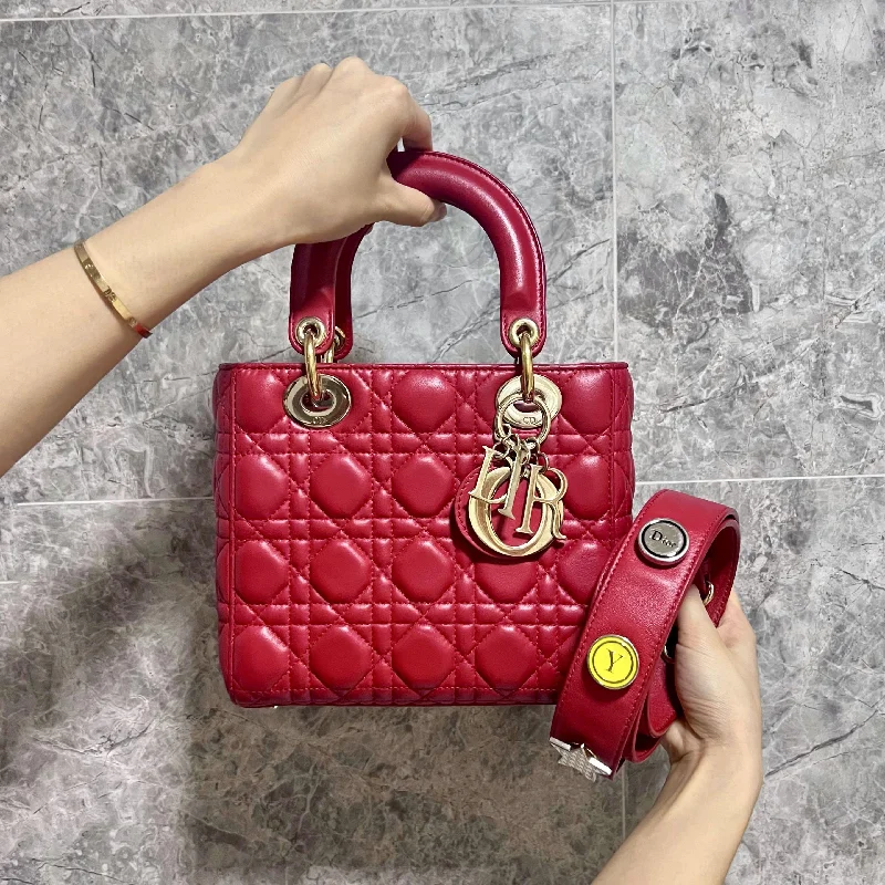 Lady Small MyABC Lambskin GHW Red